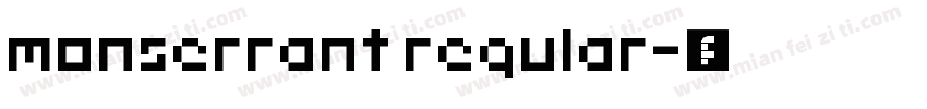 monserrant regular字体转换